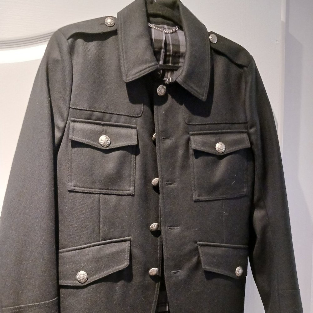 New diesel black gold military inspired jacket Size 48